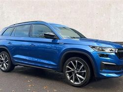 Race blue metallic Used 2022 Skoda Kodiaq SportLine SUV | £27,991 (Fair price)