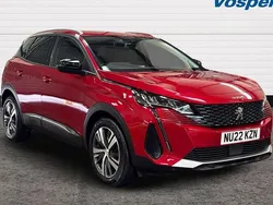 Red Used 2022 Peugeot 3008 Allure Premium SUV | £17,907 (Fair price)