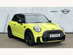 Zesty yellow Used 2023 Mini Cooper Premium Hatchback | £22,495 (A bit pricey)