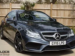 Grey Used 2015 Mercedes E350 AMG line Coupe | £8,495 (Good price)