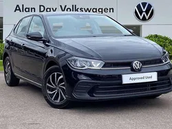 Black Used 2024 VW Polo Life Hatchback | £19,777 (Fair price)