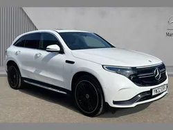 Manufaktur opalite white bright Used 2022 Mercedes EQC400 AMG Line Premium SUV | £29,381 (Fair price)