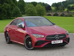 Red Used 2024 Mercedes CLA220 AMG Line Premium Plus Sedan | £32,400 (A bit pricey)