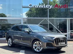 Grey Used 2021 Audi Q7 S-Line SUV | £36,990 (Good price)