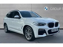 White Used 2017 BMW X3 M Sport SUV | £26,895