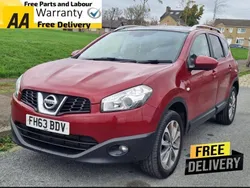 Red Used 2014 Nissan Qashqai +2 Tekna SUV | £3,499 (Super price)