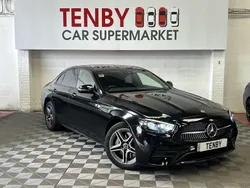 Black Used 2021 Mercedes E300 AMG line Sedan | £21,495 (Fair price)