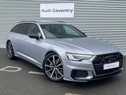 Floret silver Used 2025 Audi A6 Black Edition Estate | £50,990