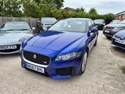 Blue Used 2017 Jaguar XF S Sedan | £13,750 (Fair price)