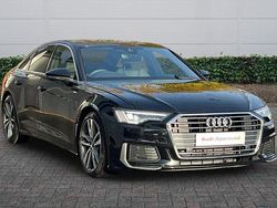 Black Used 2022 Audi A6 S-Line Sedan | £23,255 (Good price)
