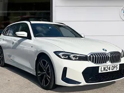 White Used 2024 BMW 330e M Sport Estate | £38,200 (Fair price)