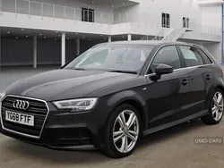 Black Used 2018 Audi A3 S-Line Hatchback | £13,999 (Fair price)