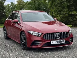 Red Used 2020 Mercedes A35 AMG Executive Hatchback | £20,995 (Fair price)