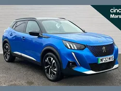 Blue Used 2022 Peugeot e-2008 GTi SUV | £13,362 (Fair price)