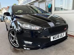 Black Used 2018 Ford Focus ST-Line X Hatchback | £11,695 (Fair price)