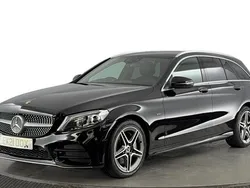 Black Used 2021 Mercedes C300e AMG line Sedan | £18,920 (Good price)