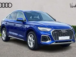 Blue Used 2022 Audi Q5 Sportback S-Line SUV | £31,700 (Good price)
