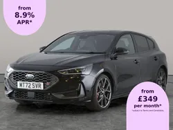 Black Used 2022 Ford Focus ST Hatchback | £23,401 (Fair price)
