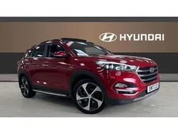 Red Used 2017 Hyundai Tucson Premium SE SUV | £16,894 (Fair price)