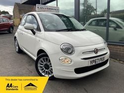 White Used 2017 Fiat 500 Pop Star Hatchback | £6,295 (Fair price)