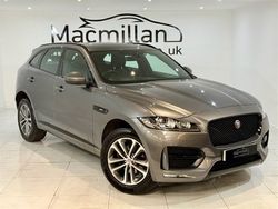 Grey Used 2018 Jaguar F-Pace R-Sport SUV | £16,995 (Fair price)