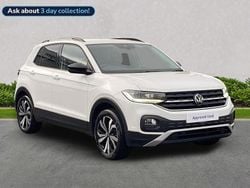 White Used 2022 VW T-Cross Black Edition SUV | £14,530 (Fair price)