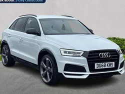 White Used 2018 Audi Q3 Black Edition SUV | £19,543 (Good price)