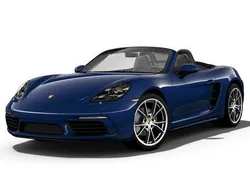 Gentian blue metallic Used 2021 Porsche 718 Boxster | £48,000