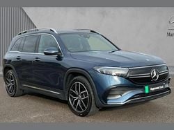 Denim blue metallic Used 2023 Mercedes EQB350 AMG Line Premium SUV | £28,980 (Fair price)