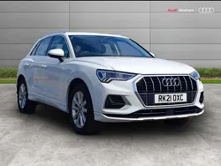 Glacier white metallic Used 2021 Audi Q3 Sport SUV | £22,990 (Good price)