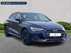 Blue Used 2025 Audi A3 e-tron Black Edition Hatchback | £36,726