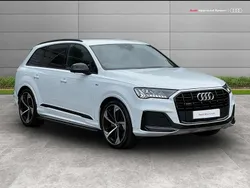 White Used 2020 Audi Q7 Black Edition SUV | £41,999 (Fair price)