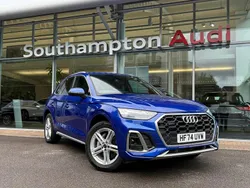 Blue New 2024 Audi Q5 S-Line SUV | £42,890