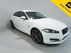 White Used 2014 Jaguar XF R-Sport Sedan | £7,544 (Fair price)