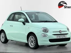 Green Used 2017 Fiat 500 Pop Star Hatchback | £5,699 (Fair price)