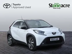 White Used 2023 Toyota Aygo Hatchback | £12,750 (Fair price)