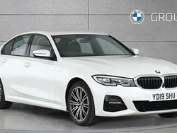 White Used 2019 BMW 330e M Sport Sedan | £17,550 (Fair price)
