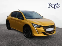 Yellow Used 2024 Peugeot e-208 GT Hatchback | £14,995 (Good price)