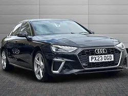 Black Used 2023 Audi A4 S-Line Sedan | £24,495 (Fair price)