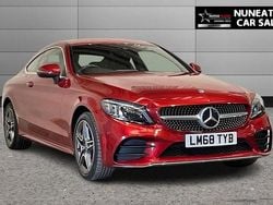 Red Used 2018 Mercedes C220 AMG Line Premium Coupe | £20,475 (Fair price)