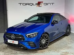 Blue Used 2022 Mercedes E220 AMG line Coupe | £33,450 (Expensive)