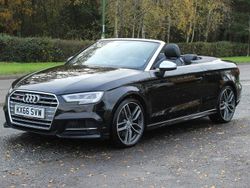 Black Used 2016 Audi S3 Cabriolet Design Cabriolet | £15,950