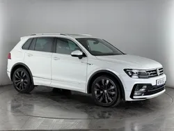 White Used 2019 VW Tiguan R-line SUV | £26,600 (Fair price)