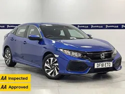 Blue Used 2018 Honda Civic SR Hatchback | £9,270 (Fair price)