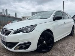 White Used 2015 Peugeot 308 GT-line Estate | £7,450 (Fair price)