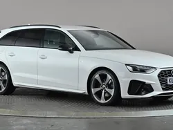 White Used 2020 Audi A4 Black Edition Estate | £19,998 (A bit pricey)