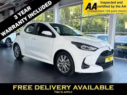 White Used 2023 Toyota Yaris Hatchback | £17,495 (Fair price)