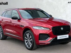 Metallic firenze red Used 2023 Jaguar F-Pace R-Dynamic SUV | £36,939 (Fair price)