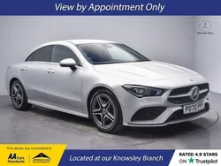 Silver Used 2021 Mercedes CLA180 AMG line Sedan | £21,800 (Super price)