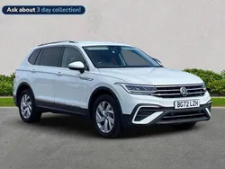 White Used 2022 VW Tiguan Allspace Life SUV | £18,999 (Good price)